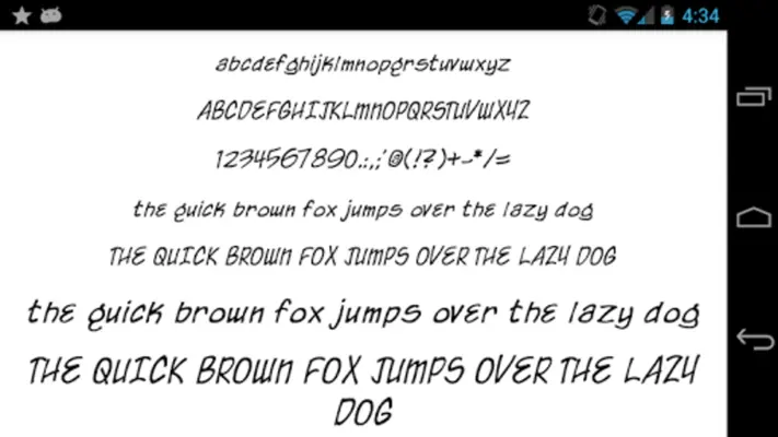 Written Fonts 50 android App screenshot 2