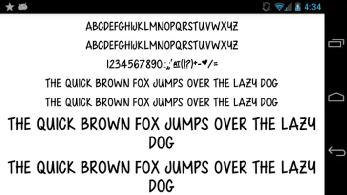 Written Fonts 50 android App screenshot 3