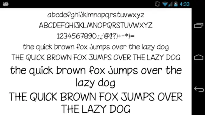 Written Fonts 50 android App screenshot 4