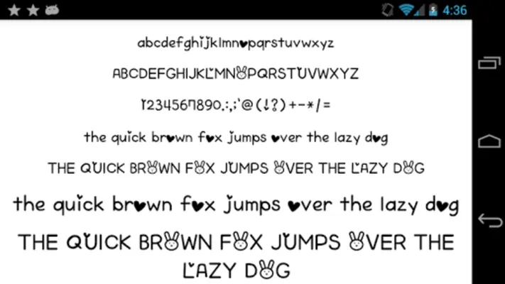 Written Fonts 50 android App screenshot 5